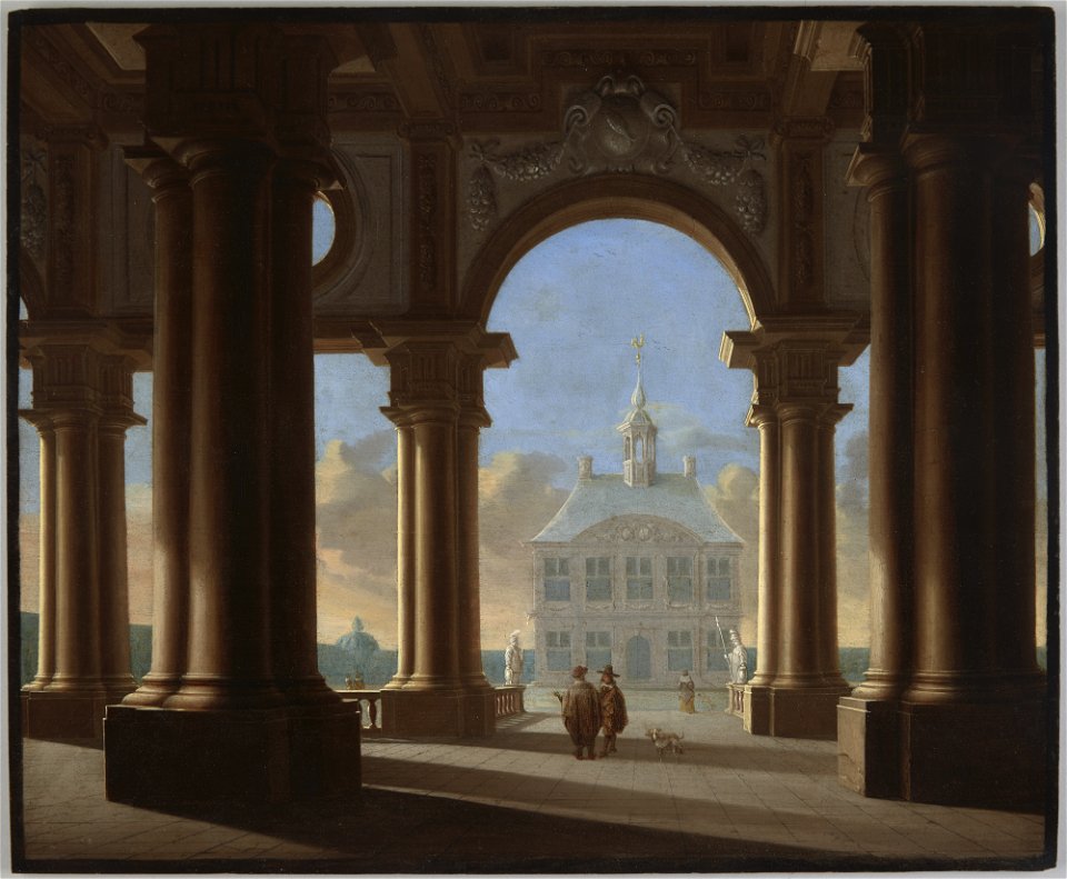 Daniel de Blieck - Palace Entrance - MNK XII-598 - National Museum Kraków