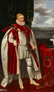 Daniel Mytens (c.1590-1647) - Charles Howard (1536–1624), 1st Earl of Nottingham - BHC2786 - Royal Museums Greenwich