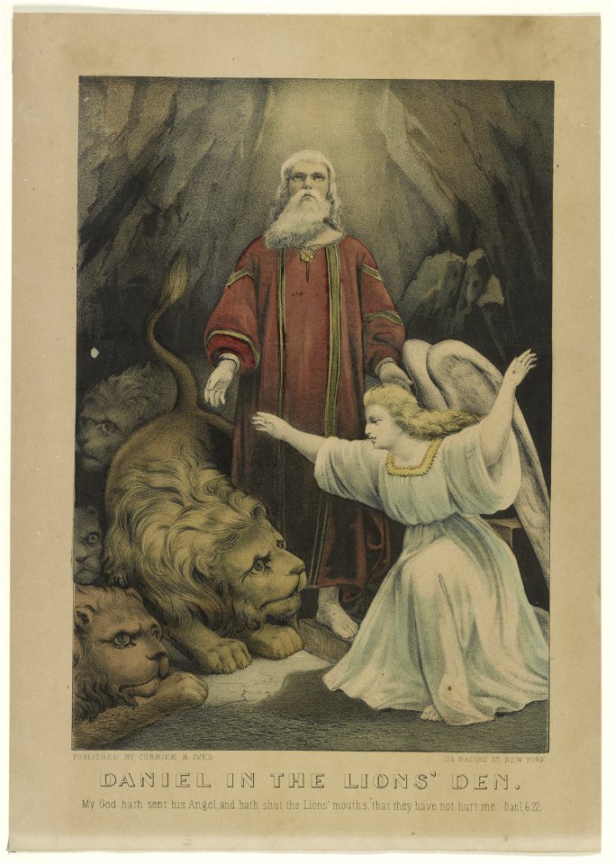 Daniel in the lions' den LCCN91723960