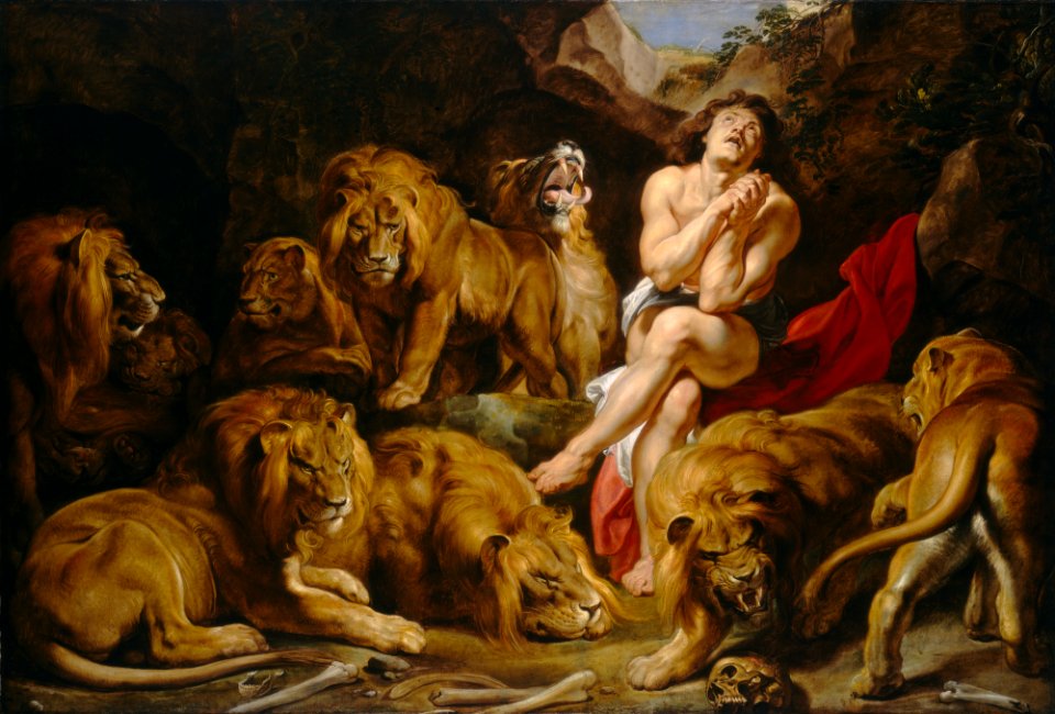 Daniel in the Lions' Den 1613-1615 Peter Paul Rubens