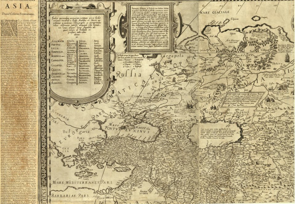 Daniel Keller. Asiae nova descriptio (Antwerpen, 1590).LU