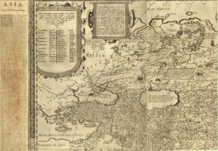 Daniel Keller. Asiae nova descriptio (Antwerpen, 1590).LU