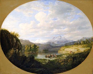 Daniel Huntington - A Swiss Lake - 1978.70 - Smithsonian American Art Museum