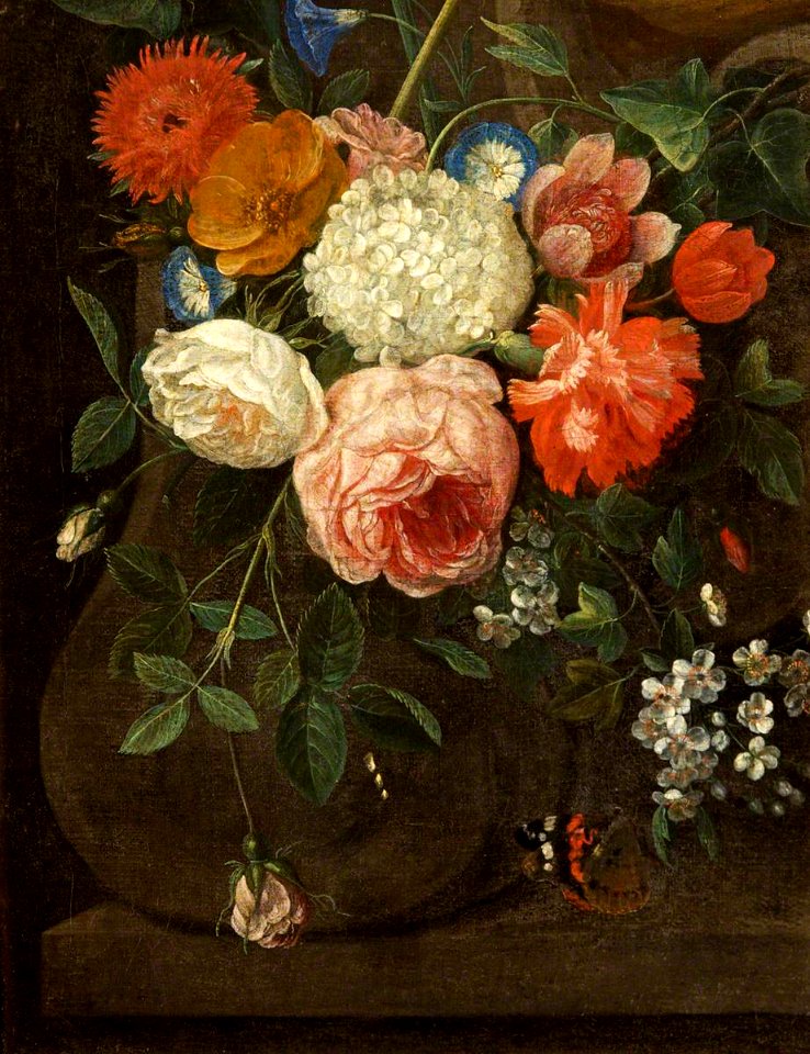 Daniel Seghers (1590-1661) - Roses in a Glass Bowl - 724332 - National Trust