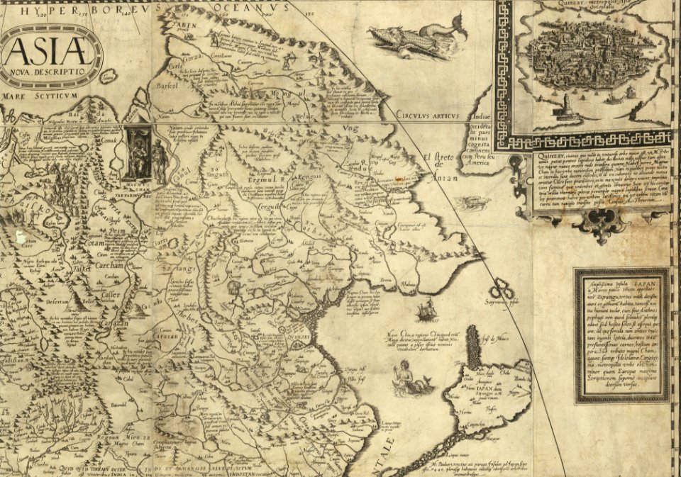 Daniel Keller. Asiae nova descriptio (Antwerpen, 1590).RU