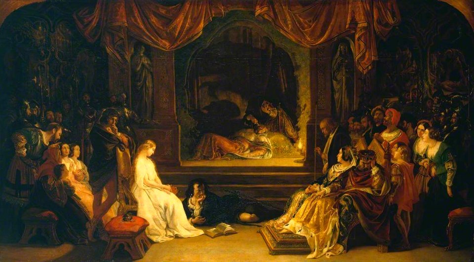 Daniel Maclise The Play Scene In Hamlet N National Gallery Free Stock