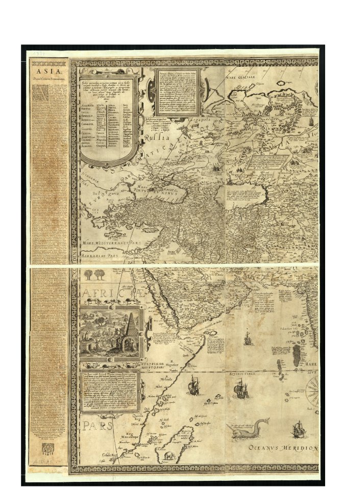 Daniel Keller. Asiae nova descriptio (Antwerpen, 1590).L