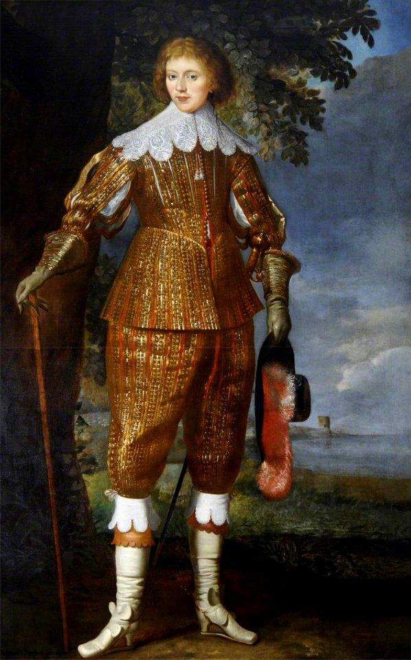 Daniel Mytens (c.1590-1647) (after) - Portrait of an Unknown Man (called 'Colonel Lord Charles Cavendish, 1620–1643') - 1129219 - National Trust