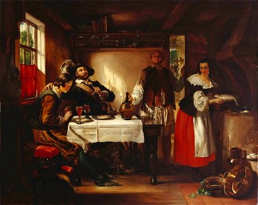 Daniel Maclise (1806-70) - A Scene from Gil Blas - RCIN 407173 - Royal Collection