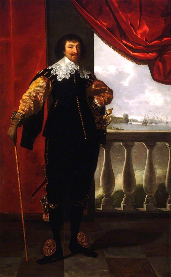 Daniel Mytens (c.1590-1647) - Robert Rich (1587–1658), 2nd Earl of Warwick - BHC3080 - Royal Museums Greenwich