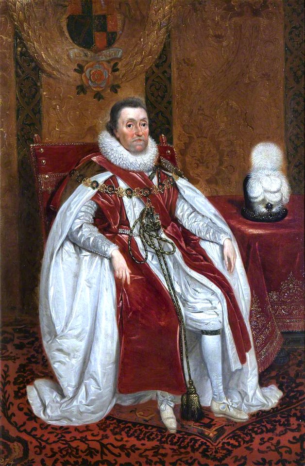 Daniel Mytens (c.1590-1647) (after) - James VI and I (1566–1625) - 355471 - National Trust