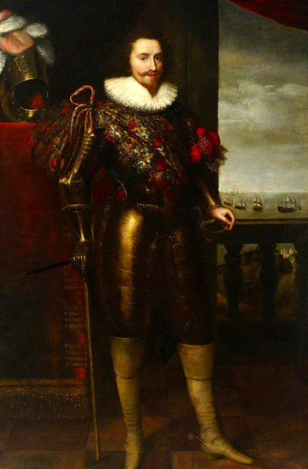 Daniel Mytens (c.1590-1647) - George Villiers (1592–1628), 1st Duke of Buckingham - BHC2582 - Royal Museums Greenwich
