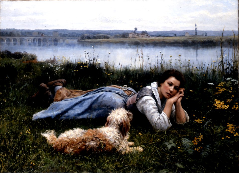 Daniel Ridgway Knight - Reverie - Google Art Project