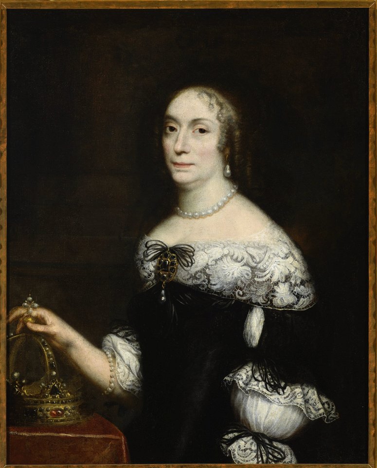 Daniel Schultz - Portrait of Marie Louise Gonzaga - MP 2449 - National Museum in Warsaw