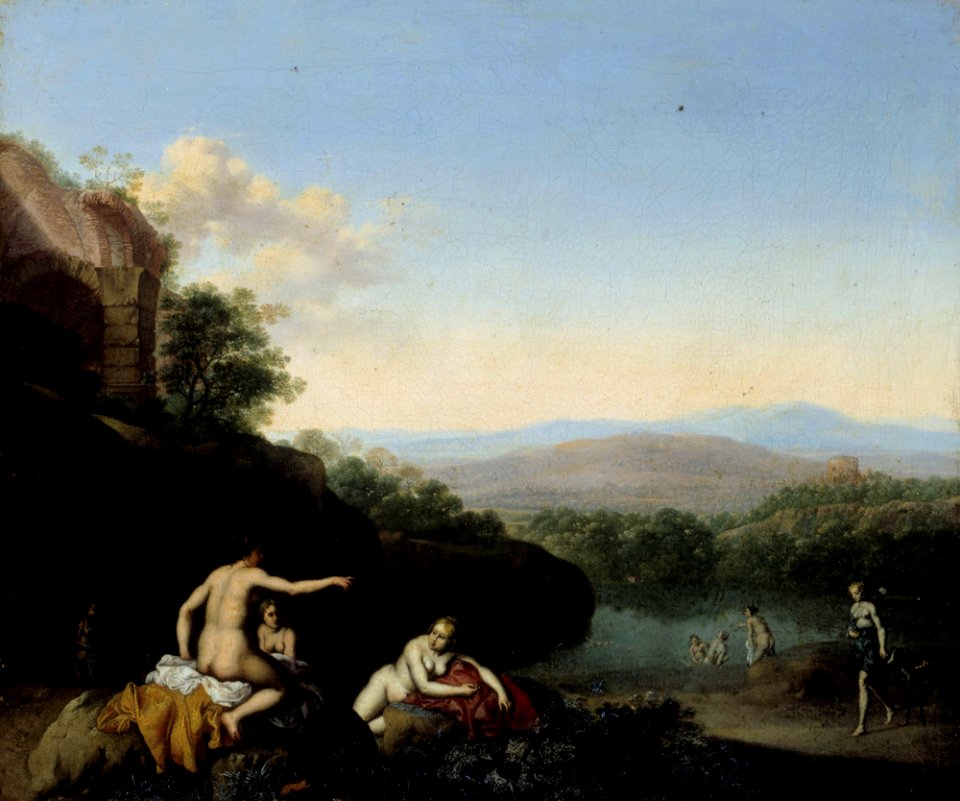 Daniel Vertangen - Bathing nymphs - A I 318 - Finnish National Gallery