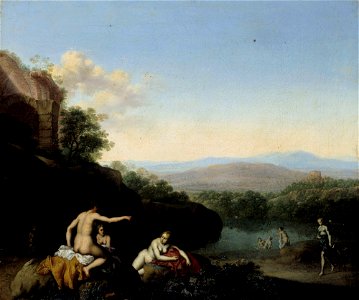 Daniel Vertangen - Bathing nymphs - A I 318 - Finnish National Gallery