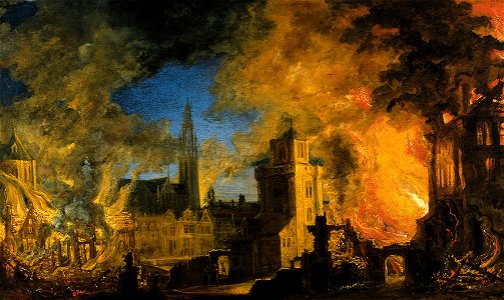 Daniel van Heil - Fire at the powder factory in Antwerp
