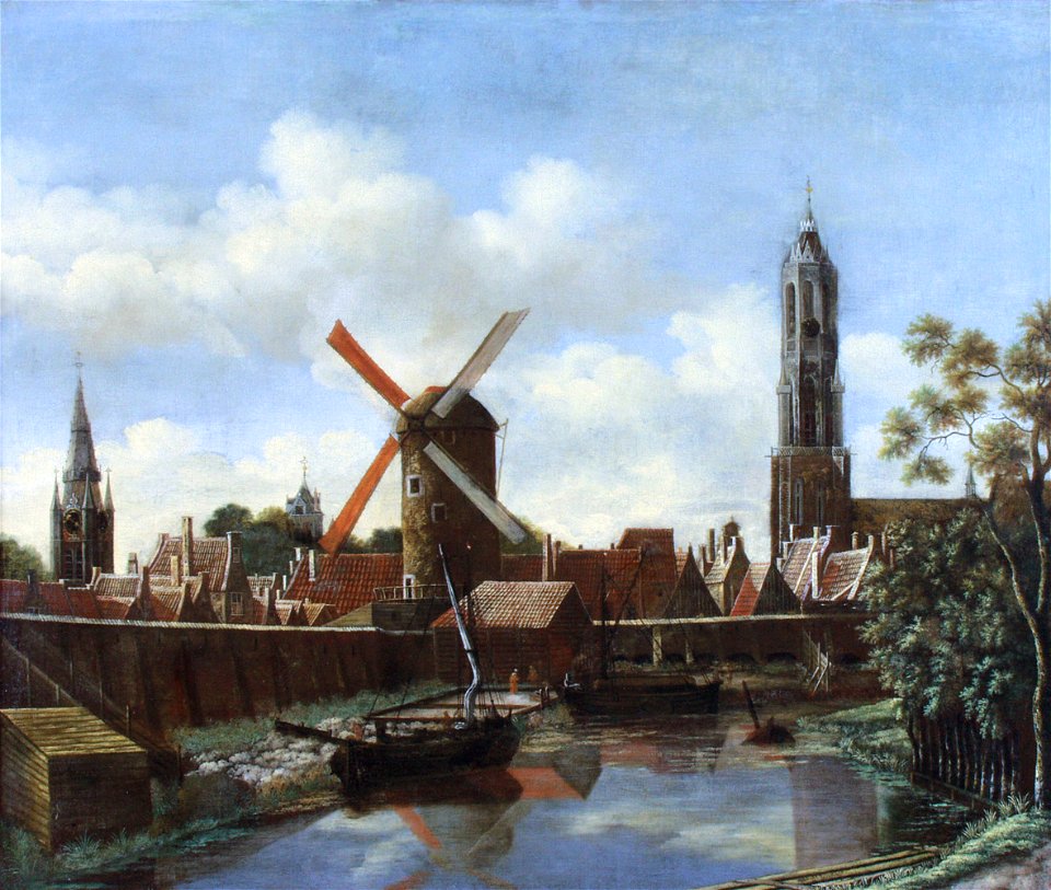 Daniel Vosmaer - The Harbour of Delft - WGA25336