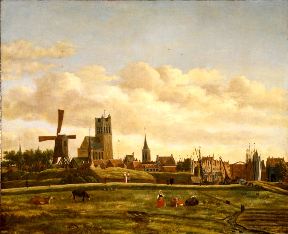 Daniel Vosmaer - View of Den Briel - 49.7 - Detroit Institute of Arts