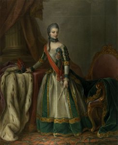 Daniel Woge (1717-97) - Princess Christiana of Mecklenburg-Strelitz (1735-1794) - RCIN 402813 - Royal Collection