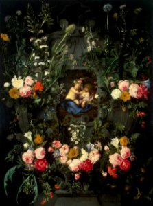 Daniël Seghers - Garland of Flowers - WGA21131
