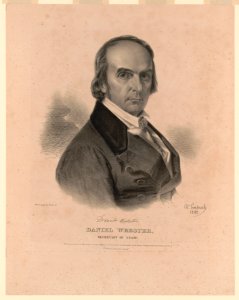 Daniel Webster, Secretary of State - from life on stone by Chs. Fenderich 1843 ; P.S. Duval's Lith. Press, Philada. LCCN2003656302