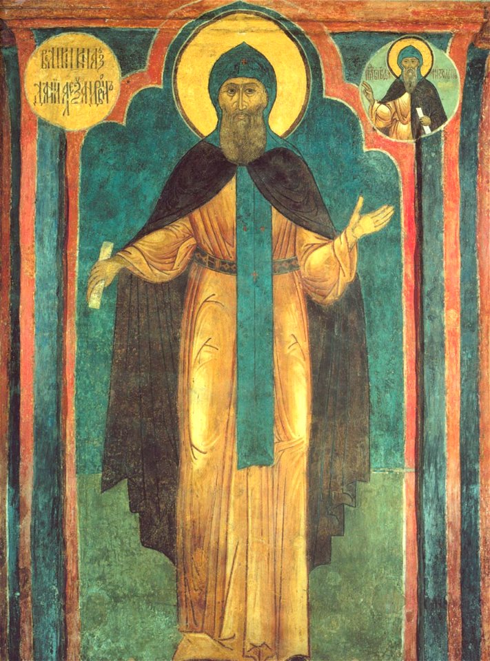 Daniil of Moscow (fresco in Archang. cat)