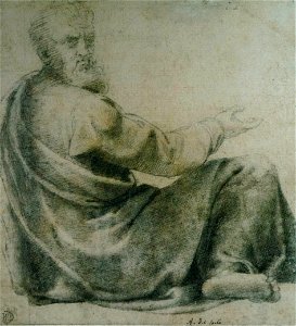 Daniele da Volterra - Homme drapé assis