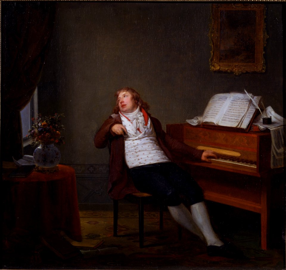 Henri-Pierre Danloux - Portrait de Jan Ladislav Dussek (1795)
