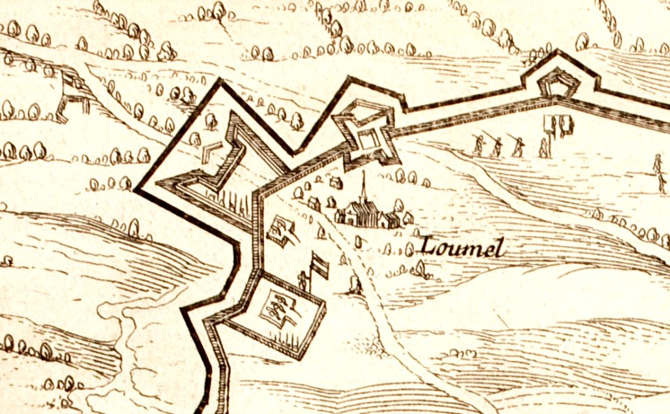Dankaerts-Historis-9350 - Maastricht map - detail - Limmel 1632