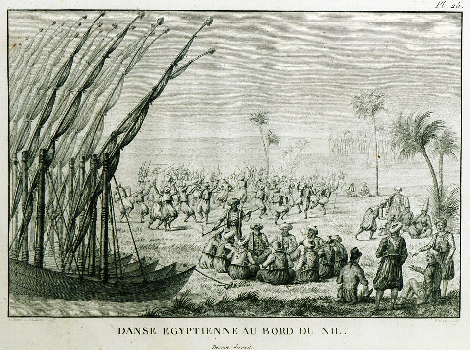 Danse Egyptienne au bord du Nil - Olivier Guillaume Antoine - 1801