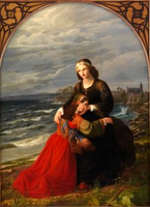 Dankvart Dreyer - The Abandoned Daughters of the Lord High Constable, Stig Andersen Hvide - KMS7517 - Statens Museum for Kunst