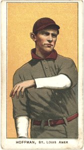 Danny Hoffman, St. Louis Browns, baseball card portrait LCCN2008676623