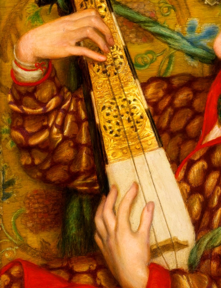 Dante Gabriel Rossetti - A Christmas Carol (detail 1)