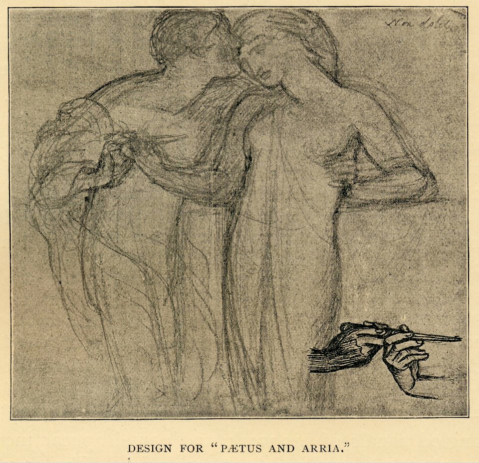 Dante Gabriel Rossetti - Arria and Paetus