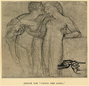 Dante Gabriel Rossetti - Arria and Paetus