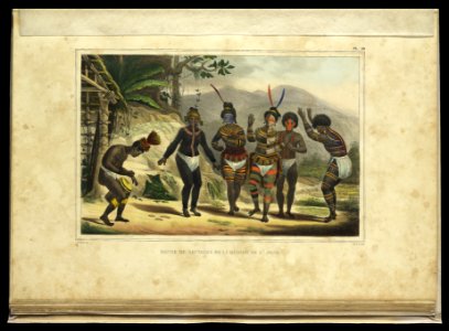 Danse de sauvages de la Mission de St. José, da Coleção Brasiliana Iconográfica