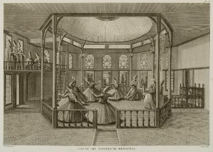 Danse des derwischs Mevléwis - D'ohsson Mouradgea - 1790