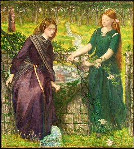 Dante Gabriel Rossetti - Dante's Vision of Rachel and Leah