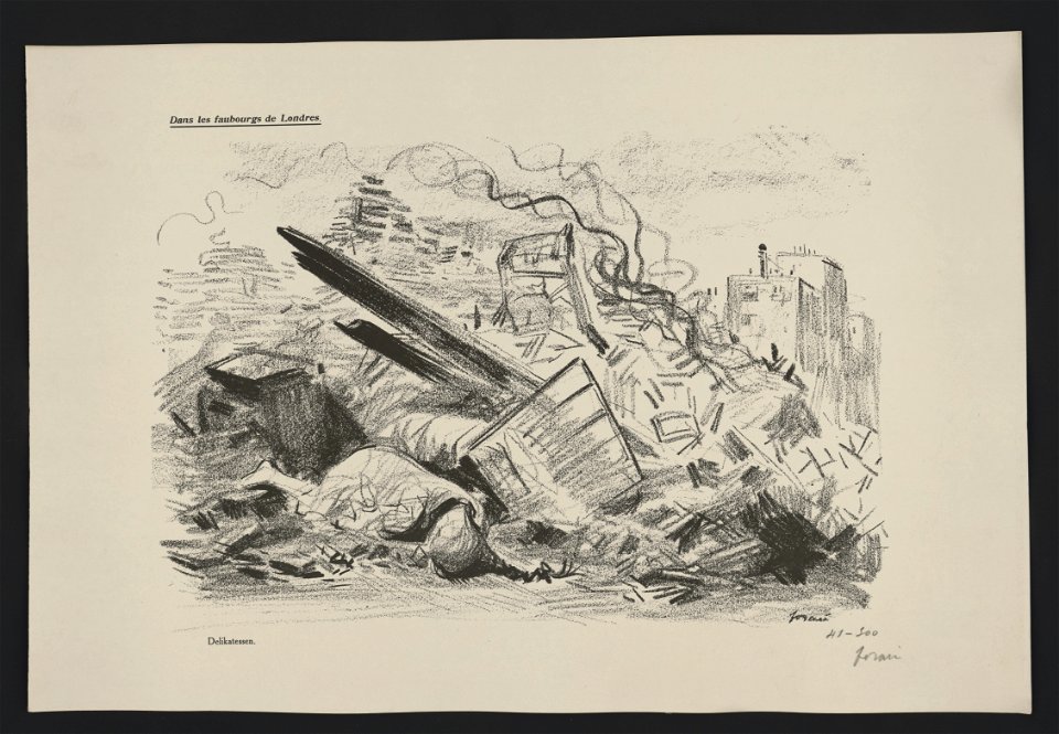 Dans les faubourgs de Londres. Delikatessen LCCN2015648117