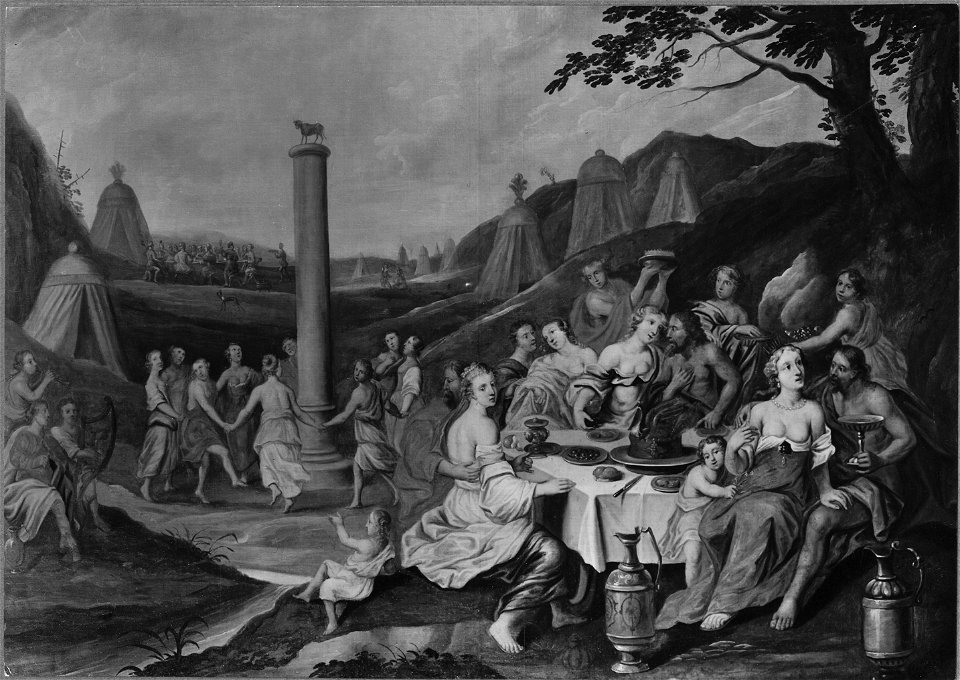 Dansen kring guldkalven (Hans van Essen) - Nationalmuseum - 38992