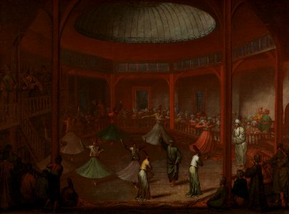 Dansende derwisjen Rijksmuseum SK-A-4081