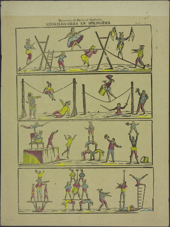 Danseurs de corte et sauteurs-Catchpenny print-Borms 0018