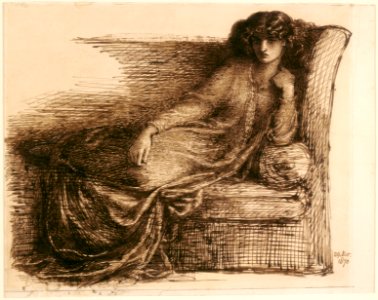 Dante Gabriel Rossetti - Jane Morris (1870)