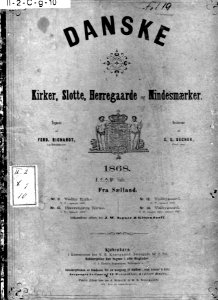 Danske Kirker Slotte osv forside 1868