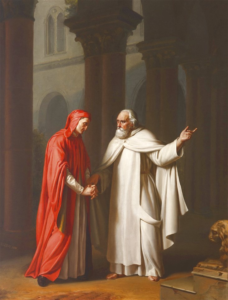 Dante e Frate Ilario al Convento di Santa Croce