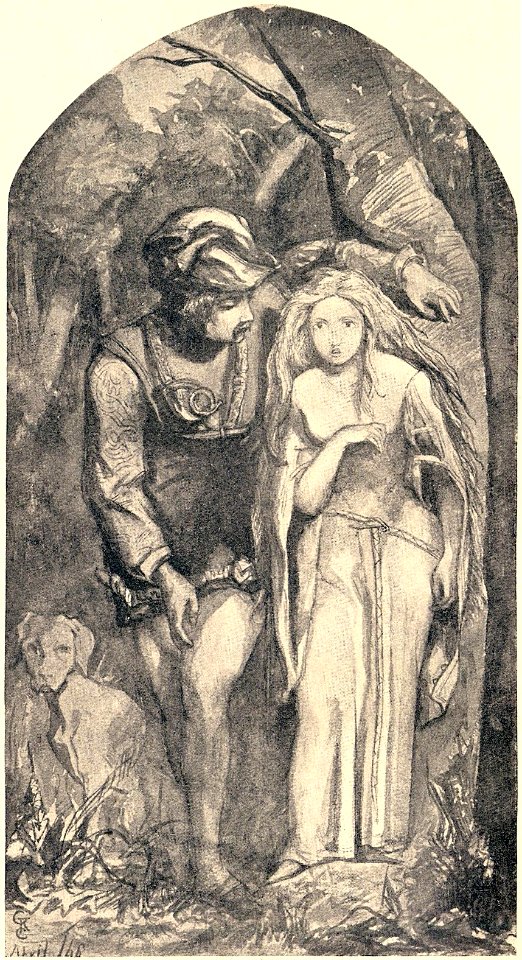 Dante Gabriel Rossetti - La Belle Dame sans Merci, 1848