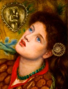 Dante Gabriel Rossetti - A Christmas Carol (detail 2)