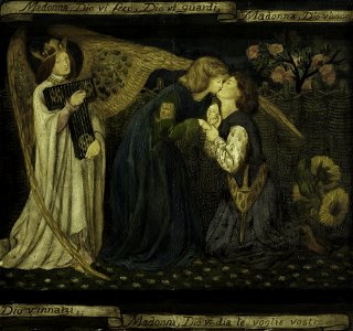 Dante Gabriel Rossetti - Love's Greeting - P1w8 - Isabella Stewart Gardner Museum