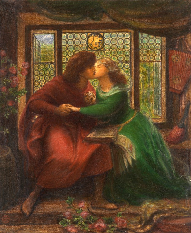 Dante Gabriel Rossetti - Paolo and Francesca da Rimini - Google Art Project